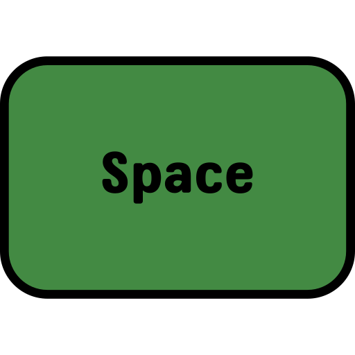 touche de jeu vidéo,touche espace,permet d'attaquer,game,déplacement,fight,combat